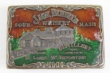 Brass Belt Buckle Jack DANIELS