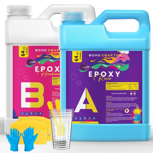 Epoxy resin kit 1gallon - kit, 1gallon,