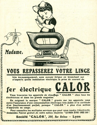 Publicité ancienne fer - , à