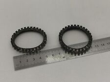 LEGO DEUX CHENILLES NOIRES TRÈS SALES 7mm 30 DENTS