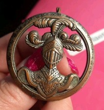 P94101insigne De Béret Pucelle ABC Arme Blindée Cavalerie Delsart Sens Militaria