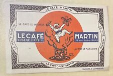 Buvard Pub Publicitaire CAFÉ