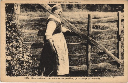 Cpa vieille femme type - vieille,