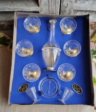 ANCIENNE DINETTE GEGE COFFRET COUPE ET CARAFE JOUET JEUX ENFANT POUPEE