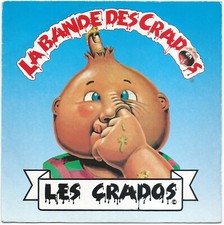 LES CRADOS la bande des Crados OFF THE TRACK RECORDS 1989 rare 45