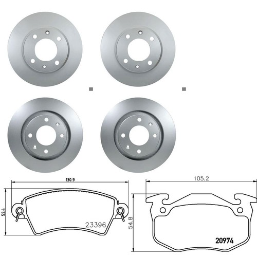 Kit disques frein hella - kit,