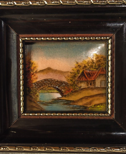 Tableau émaux limoges - tableau,