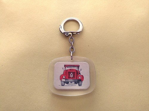 Ancien porte clés - clÉs, camion