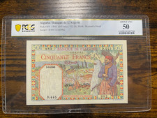 BILLET ALGERIE - 50 FRANCS -