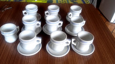 9 tasse brulot +SOUS TASSE 19EME NAPOLEON III
