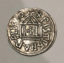 Carolingienne Louis Ier le Pieux Denier au temple