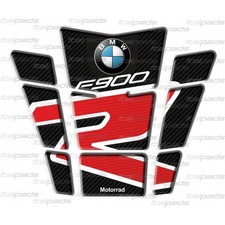 Protège Réservoir carbon look/rouge pour BMW F900R, Couverture