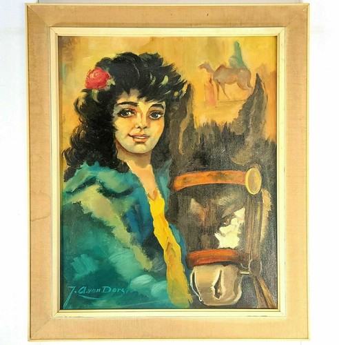 Peinture huile vintage - peinture, À