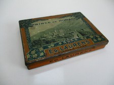 Grande Boîte cigarettes ED.LAURENS Prince De Monaco métal lithographié