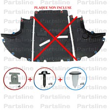 Kit clips de fixation cache