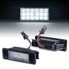 2x LED Éclairage De Plaque