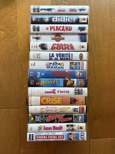 Lot vhs comédie didier - 15, fr