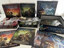 Lot 3 Boîtes Descent Voyage Les Ténèbres Dont 2 Extension Incomplet Sage Rôle
