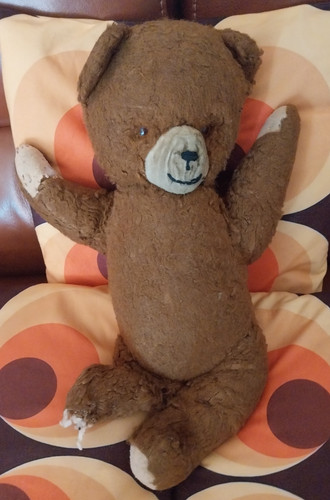 Ancien ours peluche vintage - ancien,
