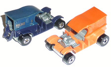 Lot HOT WHEELS FRANCE FORD T CUSTOM PADDY WAGON 1/64 Model Blackwall Car VINTAGE