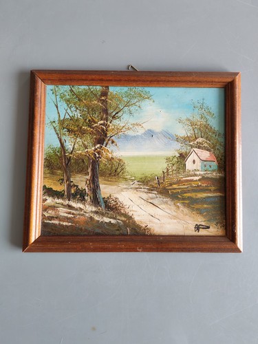 Tableau paysage champêtre - tableau,