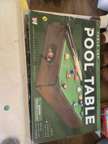 Tabletop pool table complete - tabletop,