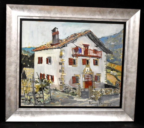 Tableau maison basque - tableau, st