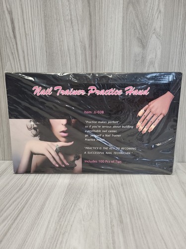 Nail trainer practice hand - nail,