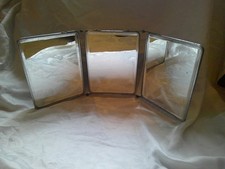 Ancien miroir de barbier 3 faces