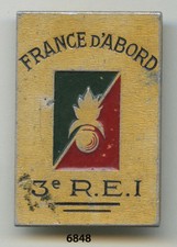 Insigne légion , 3  REI.  , (