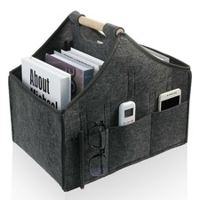 Panier de rangement pour magazines, journaux en feutre, 38 x 32 x 25 cm, pani...