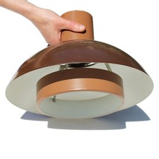 Suspension scandinave vintage space age / Lakaj / Jo Hammerborg / Fog & Morup