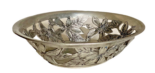 Corbeille pain 1900 étain - corbeille,