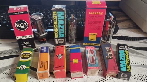 Vintage lot tube - de, 10