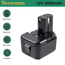 Batterie pour Hitachi EB1212S EB1214S EB1220HS EB1230R 320388 320606 12V 5000mAh