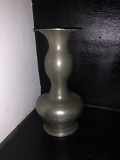 vase art nouveau en étain