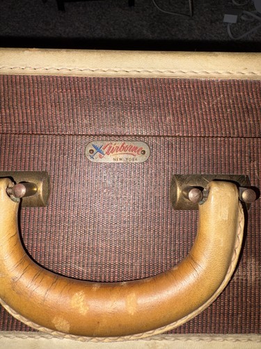 Vintage brown hard leather - brown,