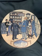 Vintage ASSIETTE Parlante SARREGUEMINES costume alsacien D’r Herr Maire STOSKOPF