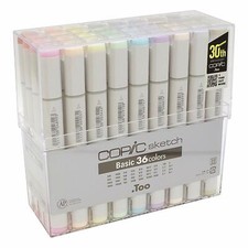 Trop Copic Croquis Base 36-color Set 12502074 De Japon