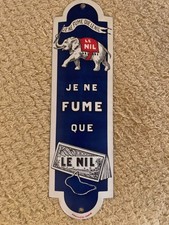 plaque émaillée je ne fume