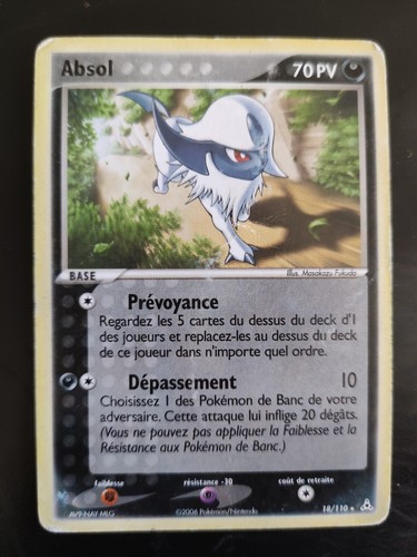Carte pokémon absol 110 - carte,