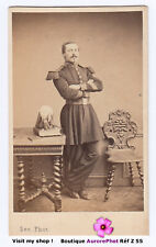 MILITAIRE OFFICIER SAINT-CYR SECOND EMPIRE, CDV SÉE à PARIS circa 1865  -Z55