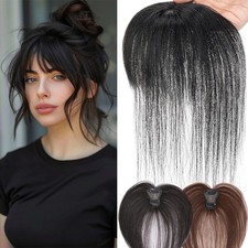 Clip in Bangs 100% Real Human