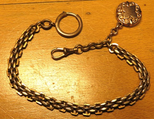 Chaîne montre plaqué - montre, or