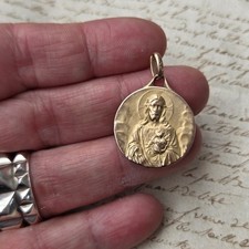 Médaille Ancienne Plaqué Or