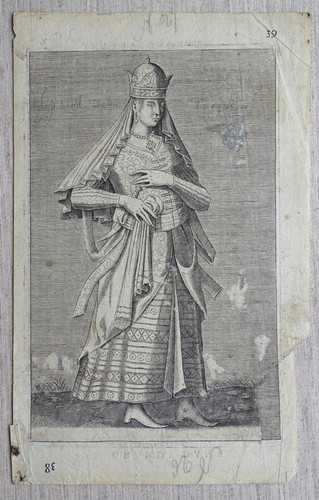 Gravure ancienne 17e - , nicolas