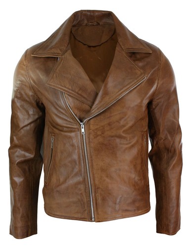 Veste cuir véritable - veste, en
