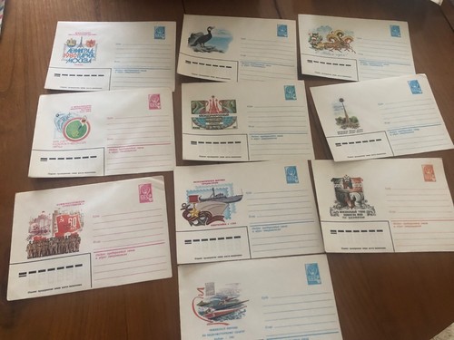 Enveloppes entiers postaux - 10,