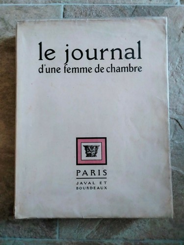 Tres rare mirbeau journal - tres,