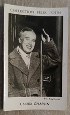 Felix Potin 1952 CHARLIE CHAPLIN  (4) trading card collection carte acteur actor